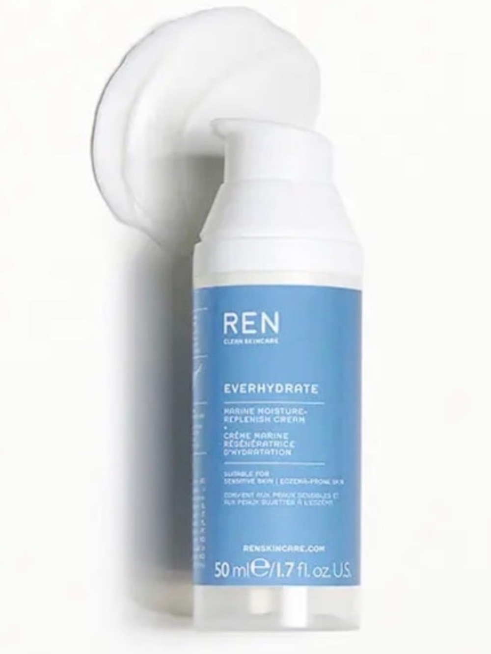 REN Clean Skincare Everhydrate Marine Moisture Replenish Face Cream 1.7 oz NEW! - Picture 5 of 13
